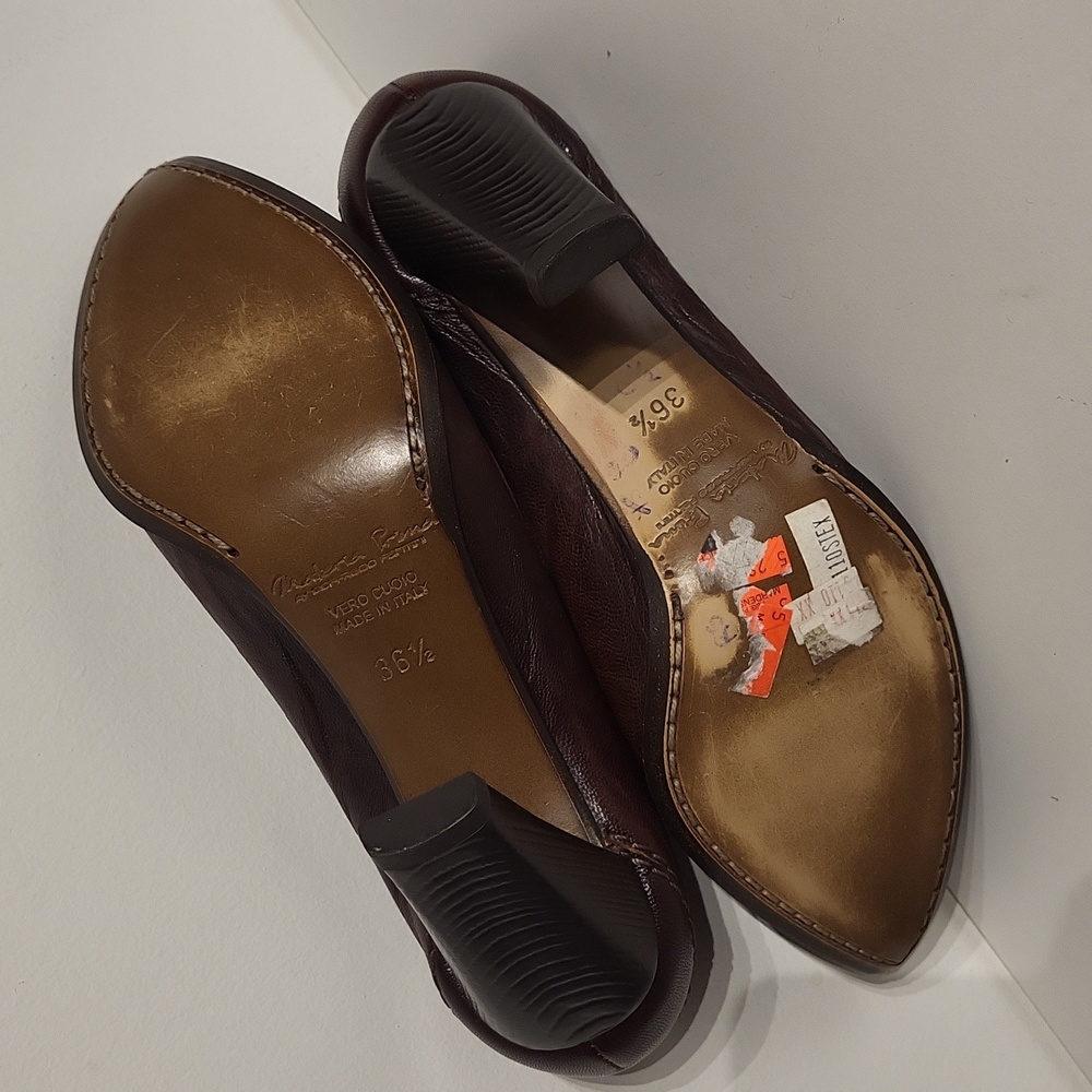Vintage Y2K Materia Prima Goffredo Fantini Luxury Leather Women's Shoes / Sz 6 - Picture 17 of 17